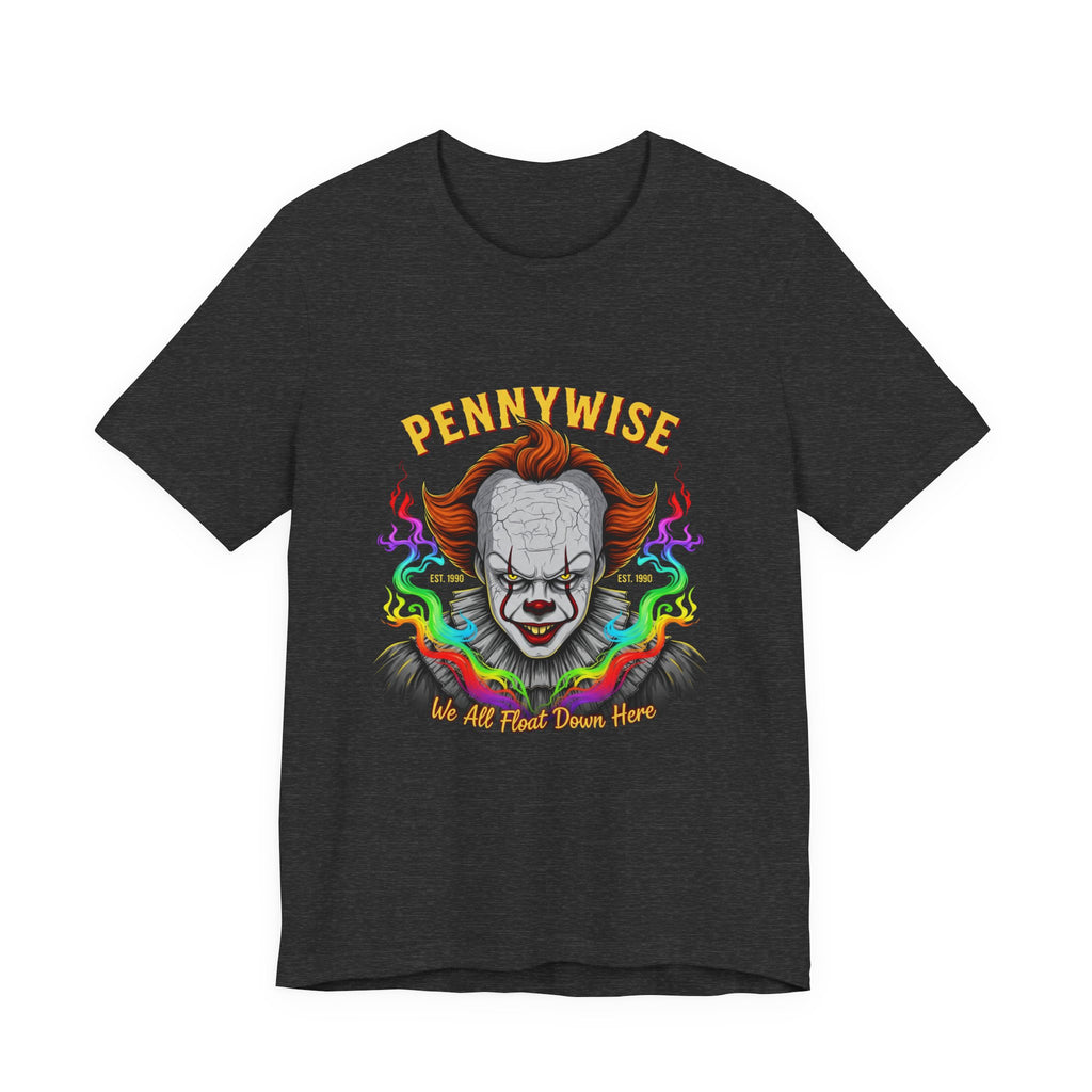 Pennywise Halloween T-Shirt – Scary Clown Graphic Tee for Horror Fans, Trendy Creepy Costume Top