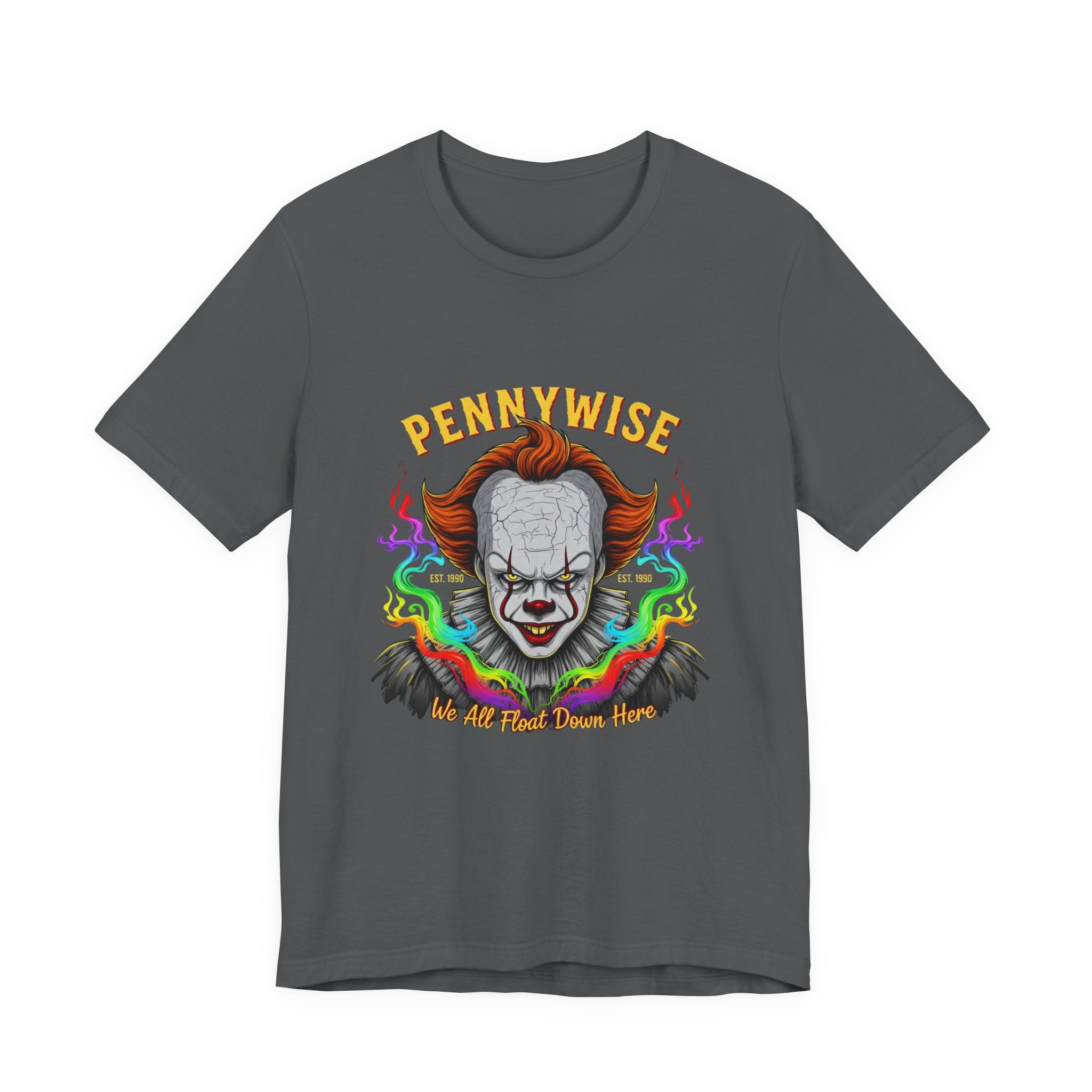 Pennywise Halloween T-Shirt – Scary Clown Graphic Tee for Horror Fans, Trendy Creepy Costume Top