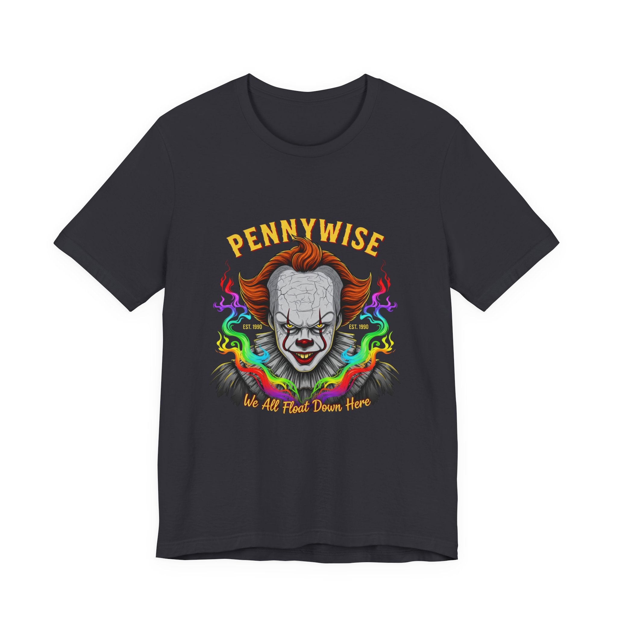 Pennywise Halloween T-Shirt – Scary Clown Graphic Tee for Horror Fans, Trendy Creepy Costume Top