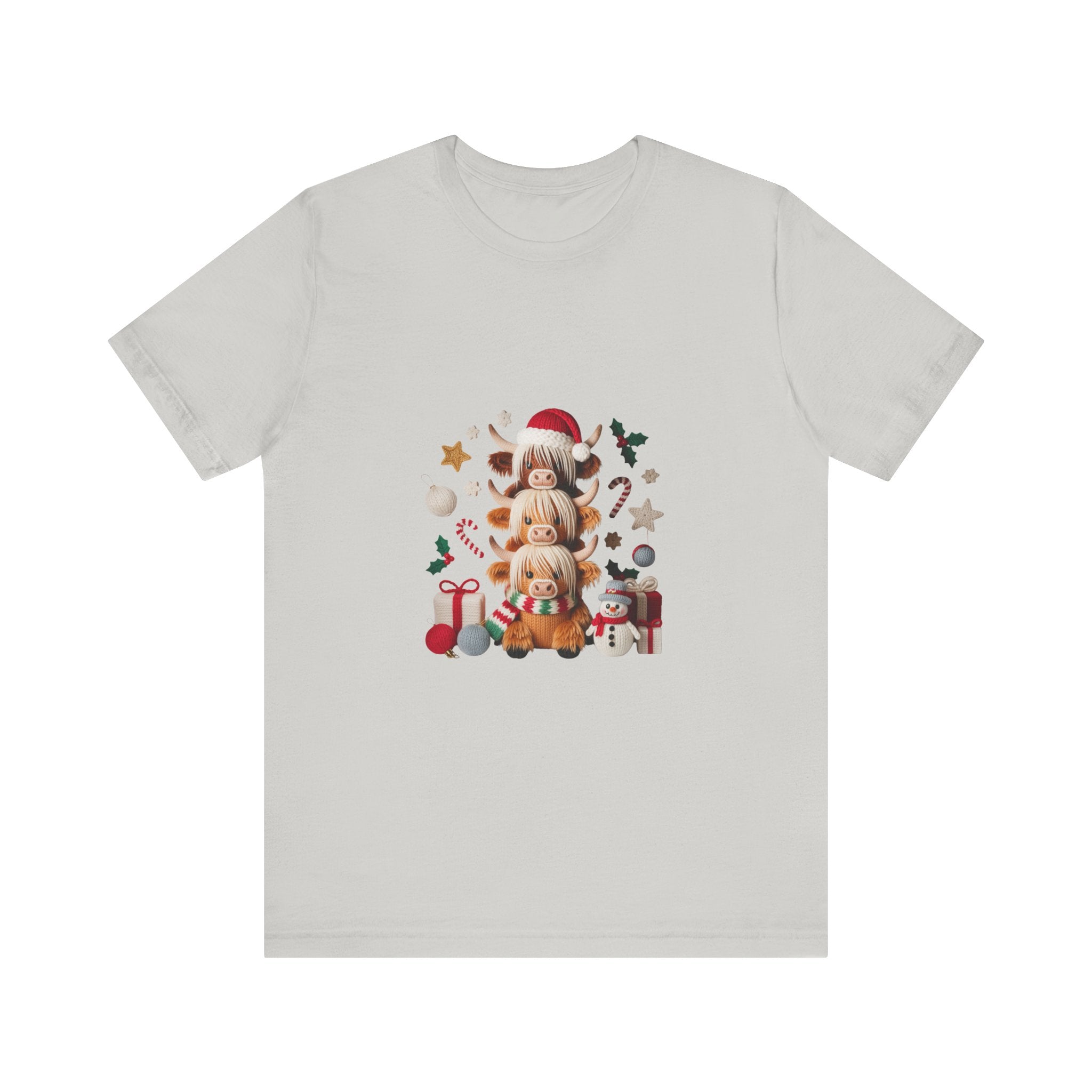 Christmas Gnomes Family Tee — Holiday Santa Hat Stack Graphic T-Shirt