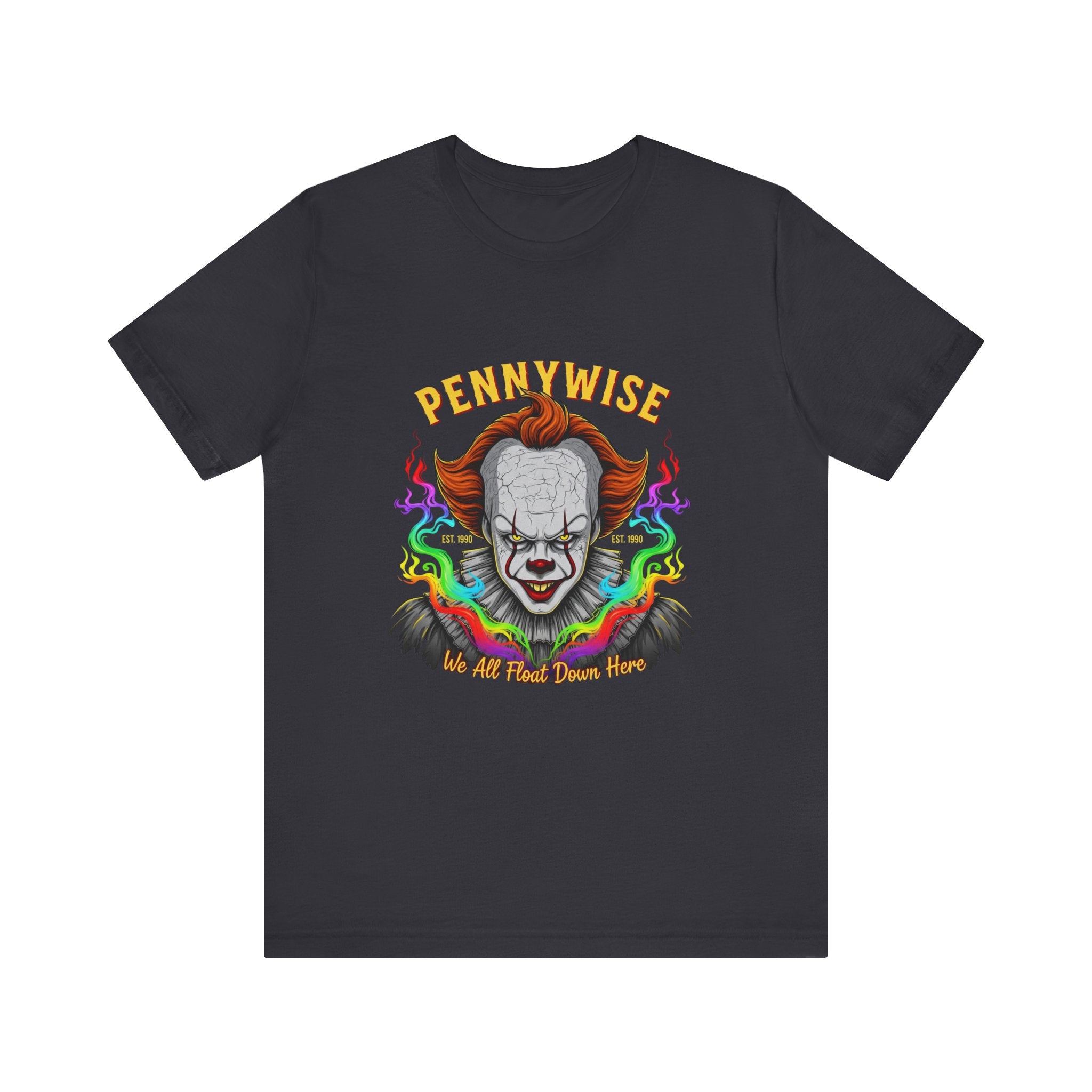 Pennywise Halloween T-Shirt – Scary Clown Graphic Tee for Horror Fans, Trendy Creepy Costume Top