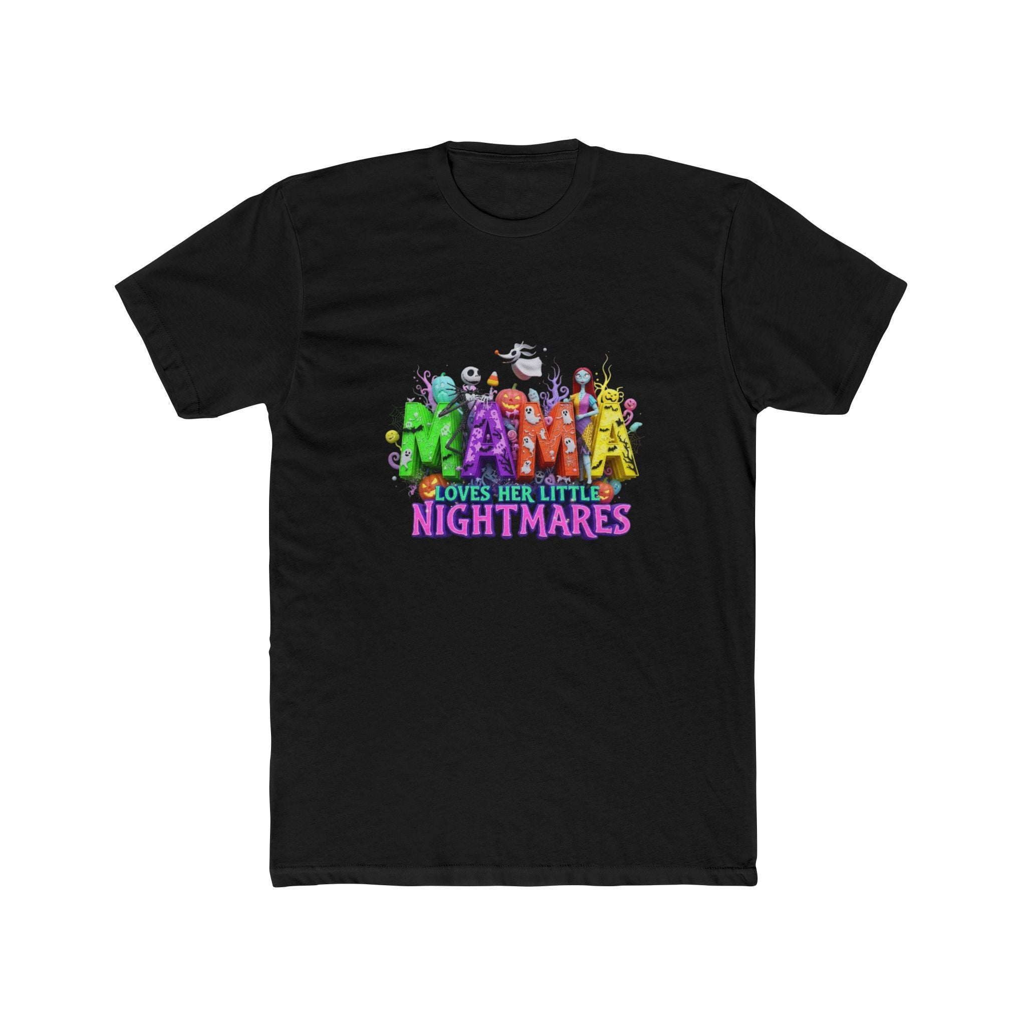 Nightmare Themed Unisex Cotton Crew Tee, Halloween Shirt, Funny Graphic Tee, Gift for Horror Fans, Spooky Apparel, Casual Wear