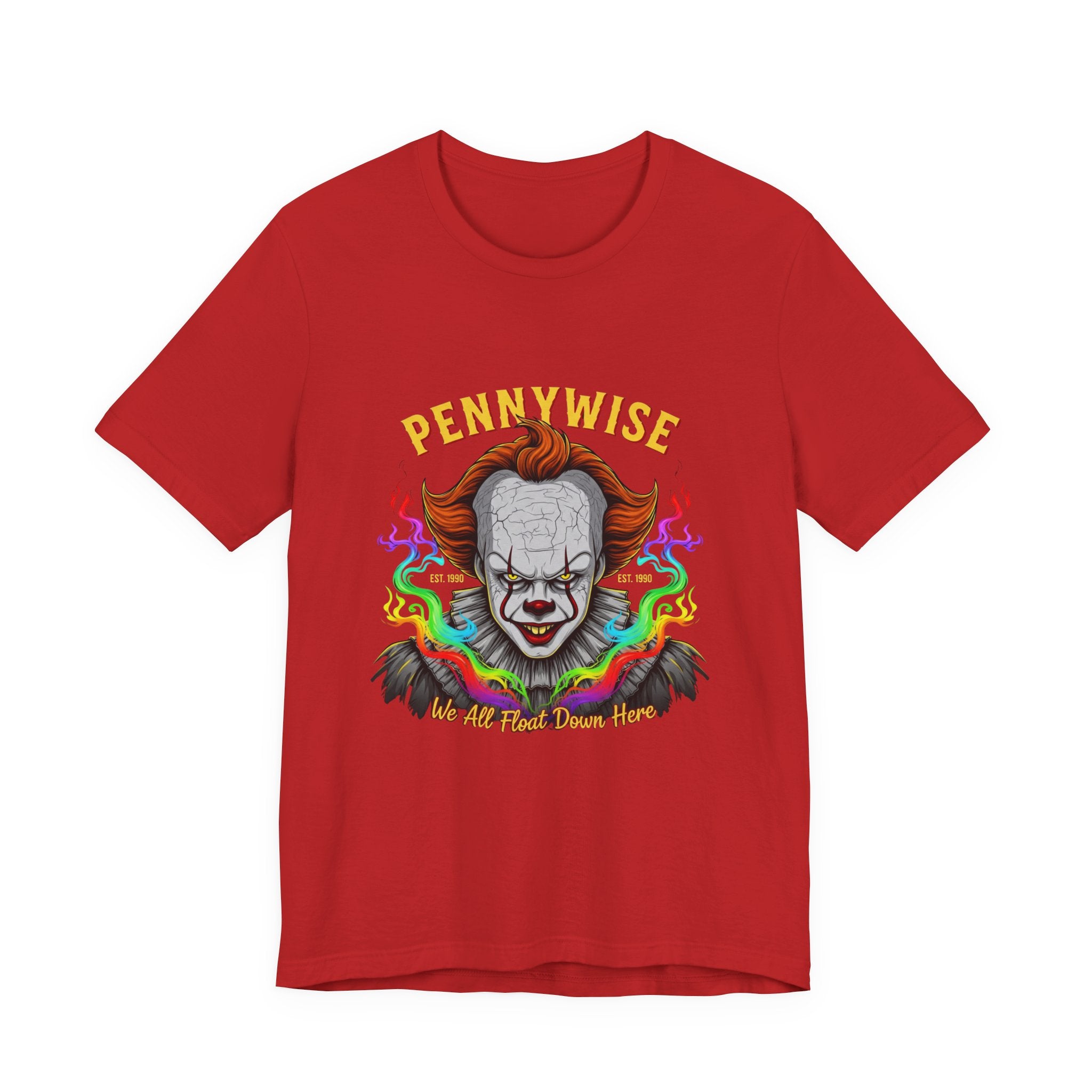 Pennywise Halloween T-Shirt – Scary Clown Graphic Tee for Horror Fans, Trendy Creepy Costume Top