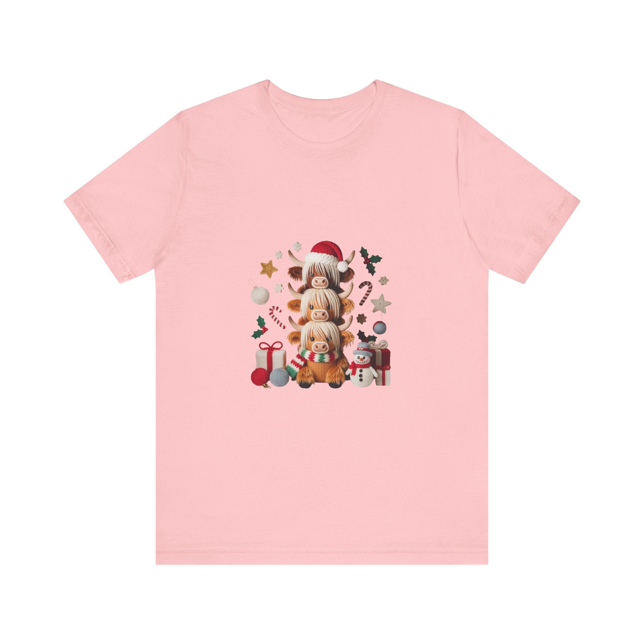 Christmas Gnomes Family Tee — Holiday Santa Hat Stack Graphic T-Shirt