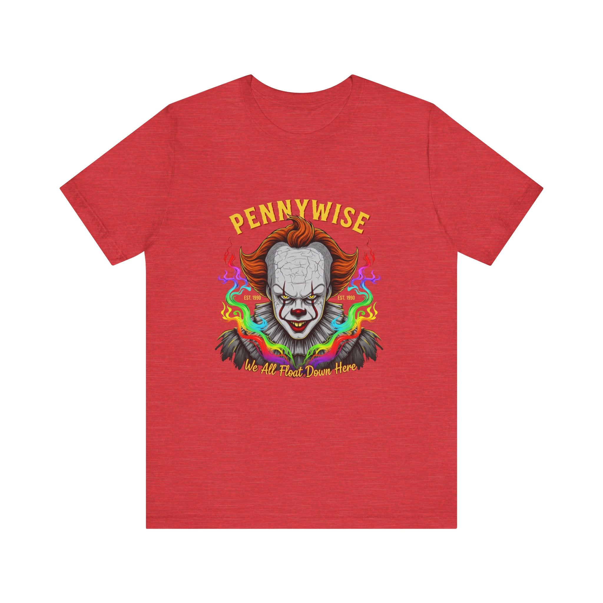 Pennywise Halloween T-Shirt – Scary Clown Graphic Tee for Horror Fans, Trendy Creepy Costume Top