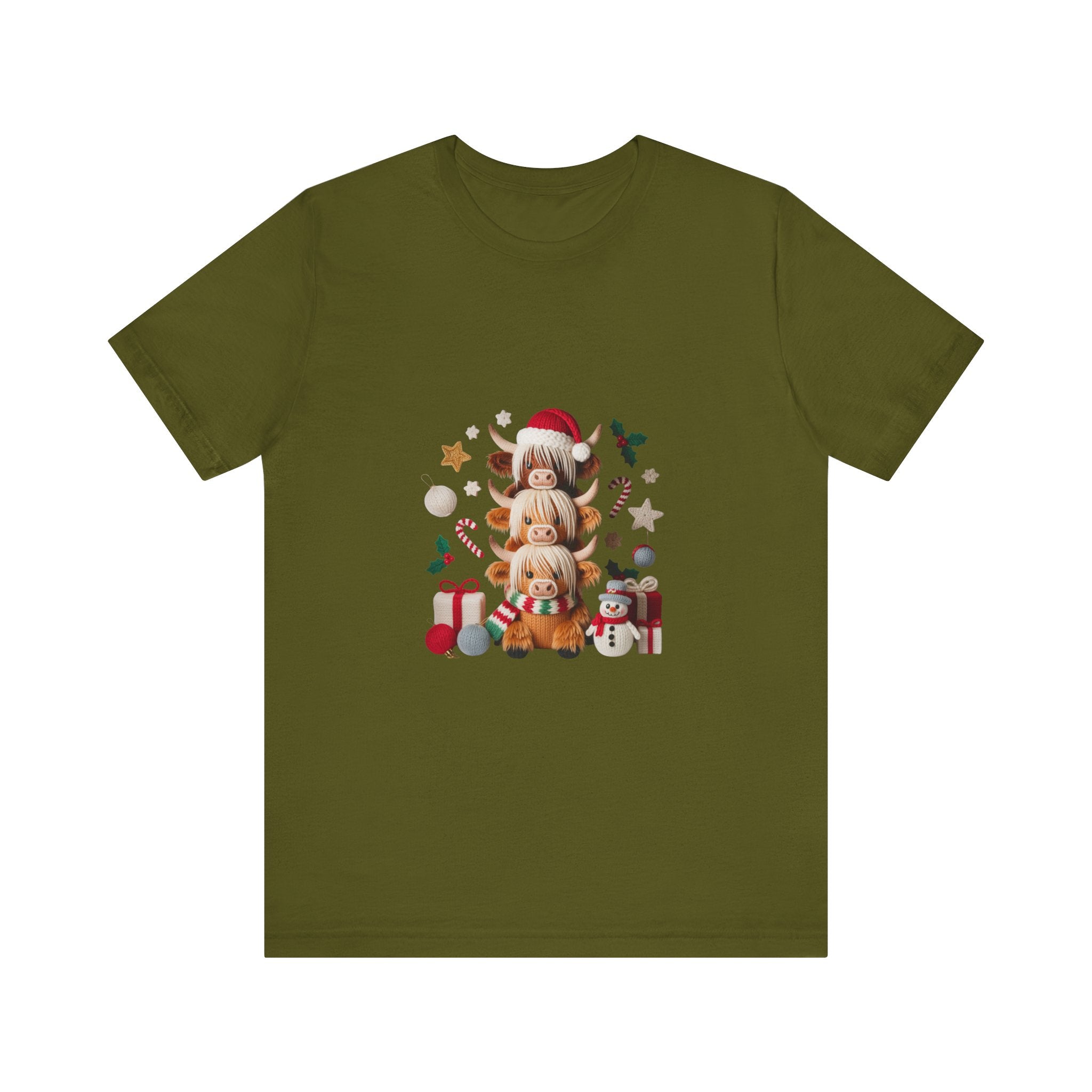 Christmas Gnomes Family Tee — Holiday Santa Hat Stack Graphic T-Shirt