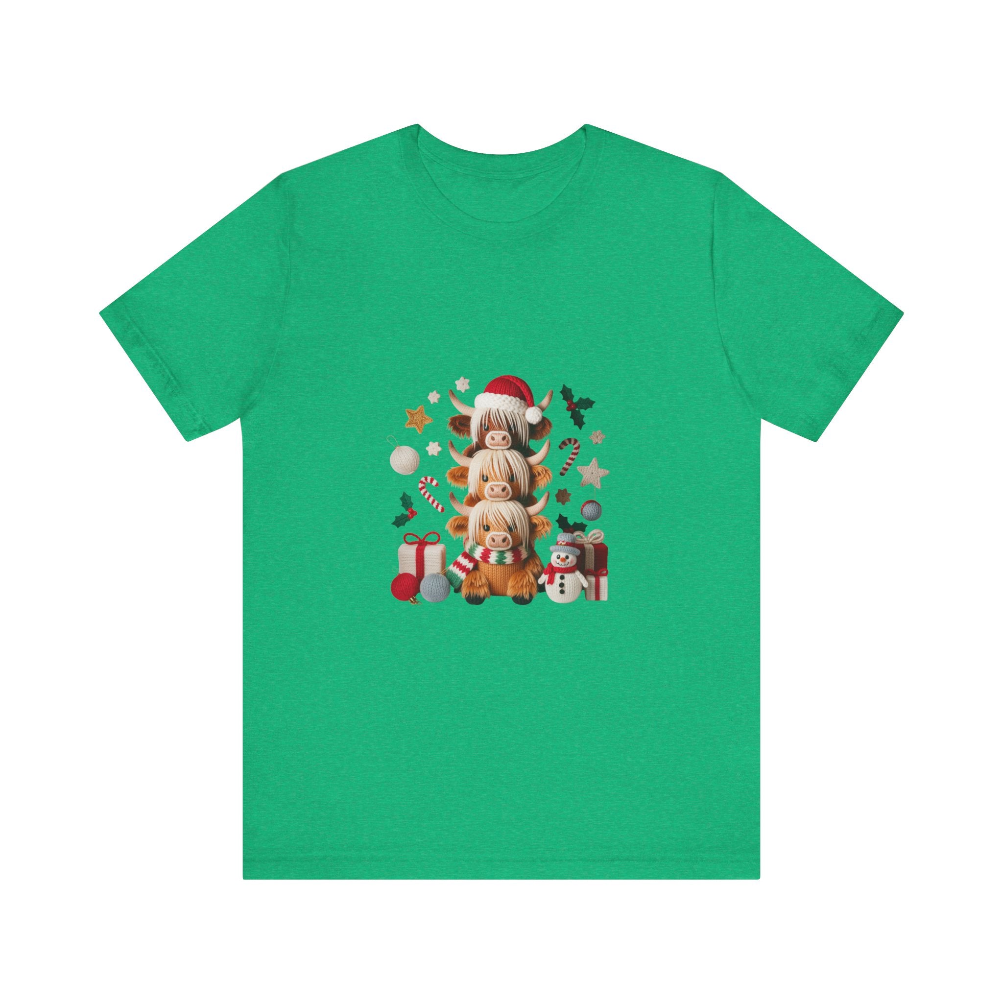 Christmas Gnomes Family Tee — Holiday Santa Hat Stack Graphic T-Shirt